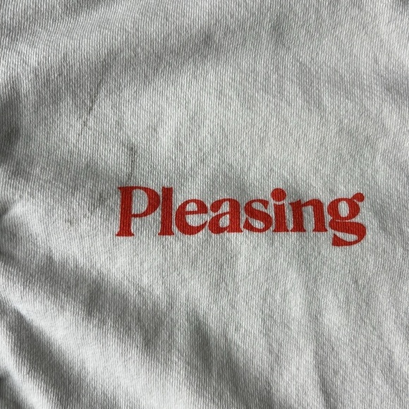 Pleasing Sweatshirt White The AstroMilk Man Zip Up Hoodie Size XXL Harry Styles - Picture 5 of 13